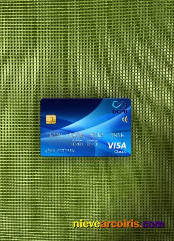 Philippines The United Coconut Planters Bank (UCPB) visa classic card photolook